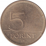 5 forint - Contemporany era