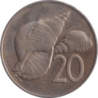 20 cents - Iles Cook