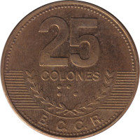 25 colones - Costa Rica