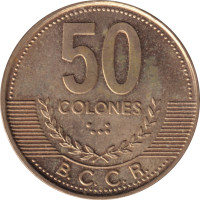 50 colones - Costa Rica