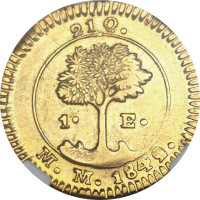 1 escudo - Costa Rica