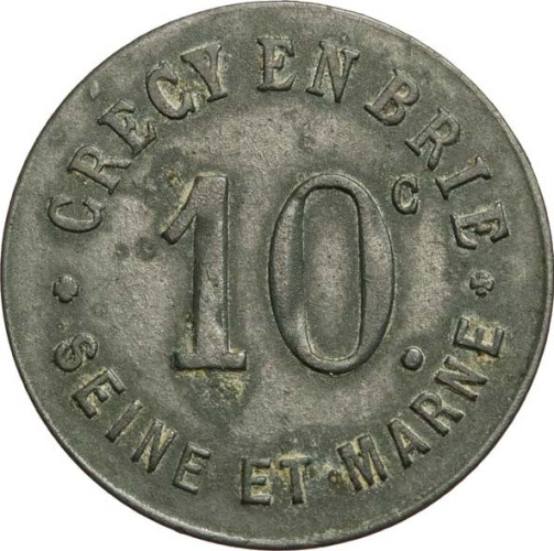 10 centimes - Crécy-en-Brie