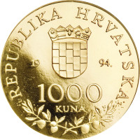 1000 kuna - Croatie