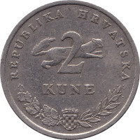 2 kune - Croatie