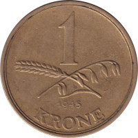 1 krone - Couronne
