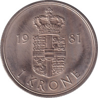 1 krone - Crown