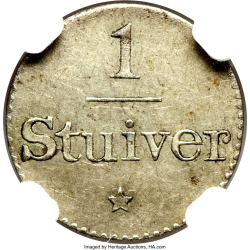 1 stuiver - Curacao