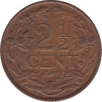 2 1/2 cents - Curacao