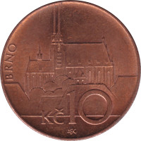 10 korun - Republique Tchèque