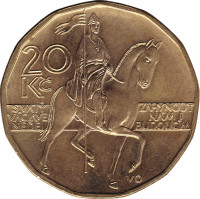 20 korun - Republique Tchèque