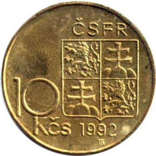 10 korun - Tchécoslovaquie