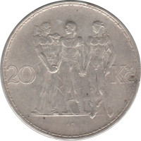 20 korun - Czechoslovakia