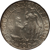 100 korun - Tchécoslovaquie