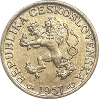 1 koruna - Czechoslovakia