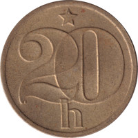 20 haleru - Czechoslovakia