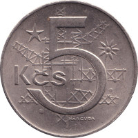 5 korun - Czechoslovakia