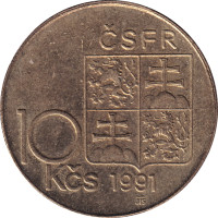 10 korun - Czechoslovakia