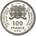 100 francs - Dahomey