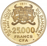 25000 francs - Dahomey