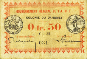 0,50 franc - Dahomey