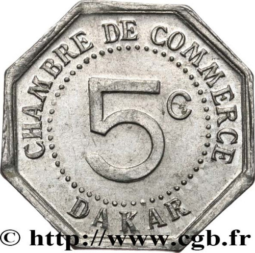 5 centimes - Dakar