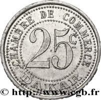 25 centimes - Dakar