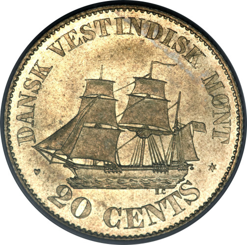 20 cents - Indes occidentales danoises