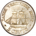 5 cents - Indes occidentales danoises