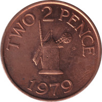 2 pence - Pound décimal