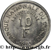 10 francs - République démocratique