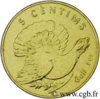 5 centims - Dinar