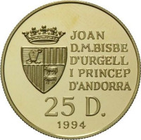 25 diners - Dinar