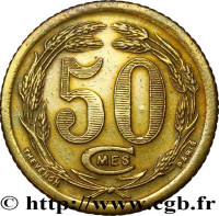 50 centimes - Djibouti