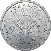 2 francs - Djibouti