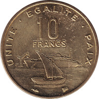 10 francs - Djibouti