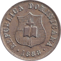 2 1/2 centavos - République Dominicaine