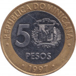 5 pesos - République Dominicaine