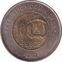 10 pesos - République Dominicaine