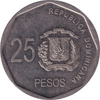 25 pesos - République Dominicaine