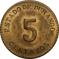 5 centavos - Durango