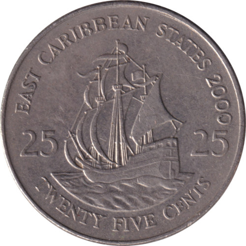 25 cents - Etats de la Caraïbe Orientale