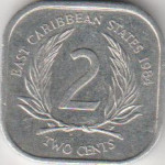 2 cents - Etats de la Caraïbe Orientale