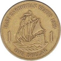 1 dollar - Etats de la Caraïbe Orientale