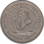 25 cents - Territoires de la Caraibe de l'Est