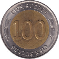 100 sucres - Équateur