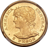5 pesos - El Salvador