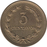 3 centavos - El Salvador