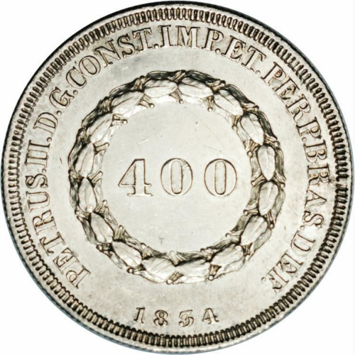 400 reis - Empire of Brazil