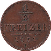 1/2 kreuzer - Empire
