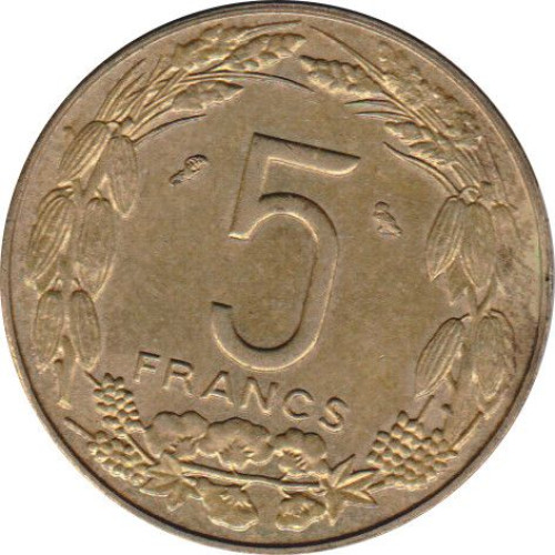 5 francs - Etats de l'Afrique Equatoriale